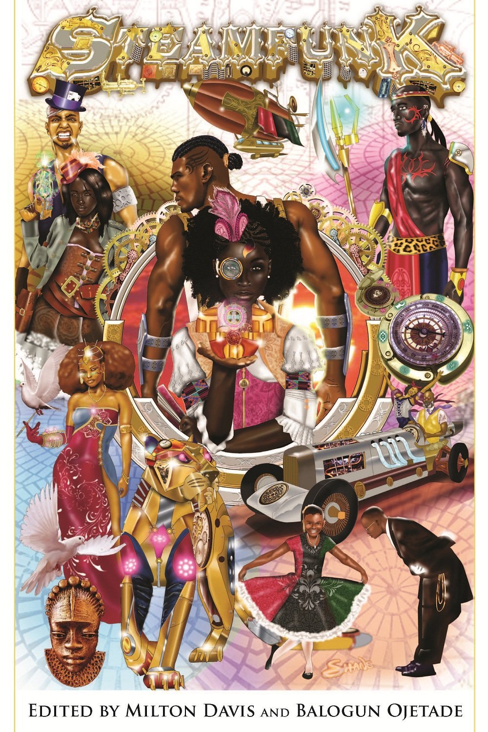 the cover for the Steamfunk anthology